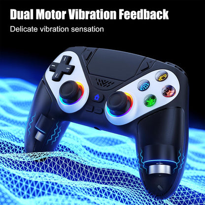PS5 Wireless Controller with Turbo, RGB Lighting & Dual Vibration
