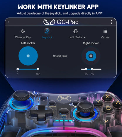 Wireless Switch Pro Controllers with RGB Light