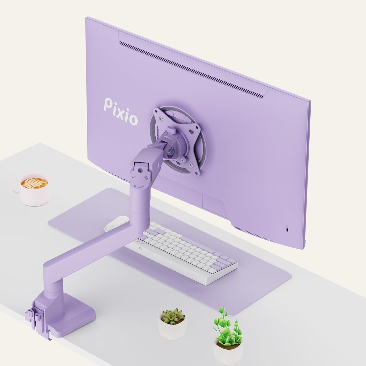 Dual-Arm Monitor Mount